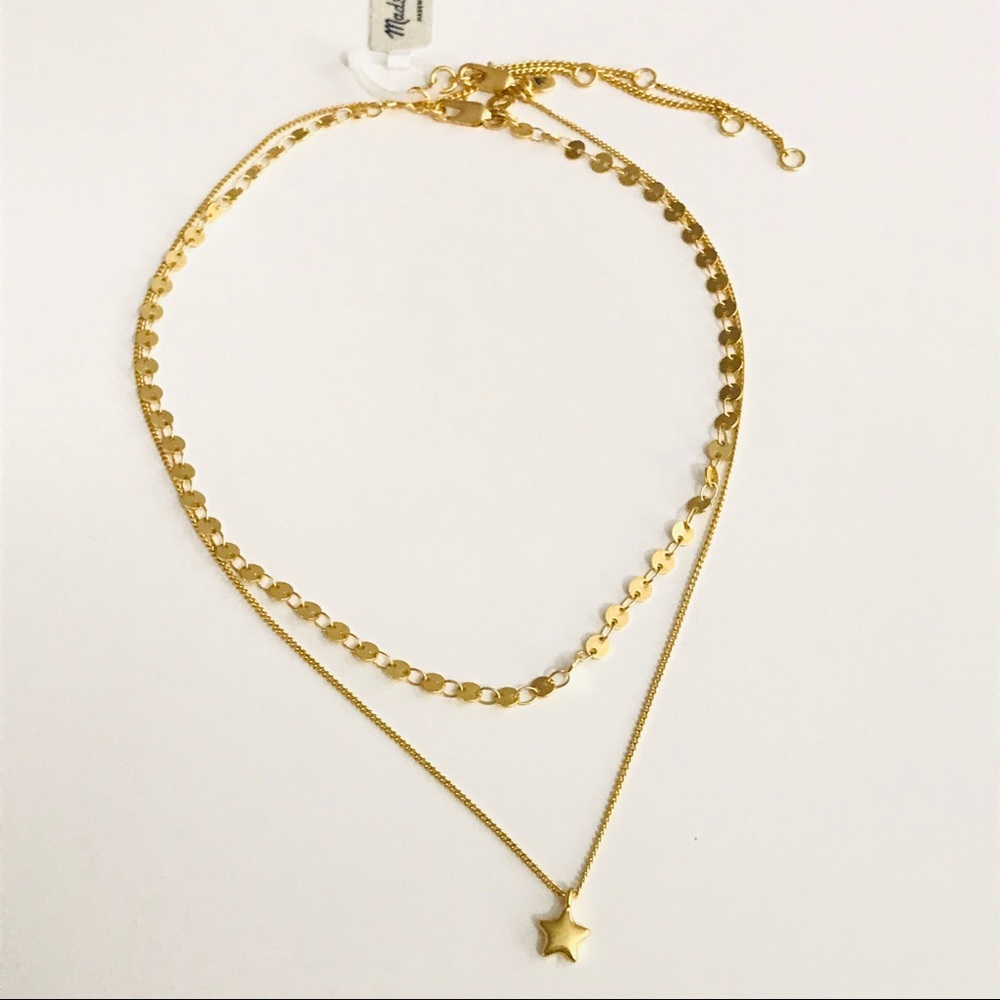 Madewell Star and Discs Necklace Set *READ* NWT